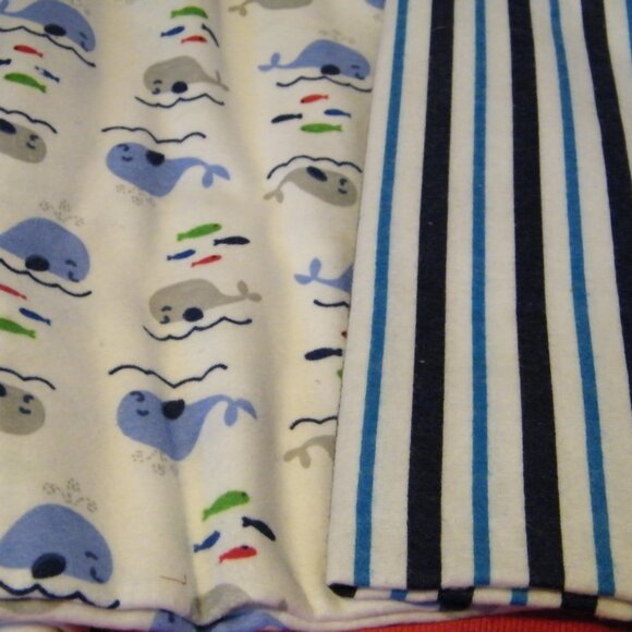 Couvertures emmaillotement ou intimité d'allaitement, ens. de 4, Fille ou Garçon - Picture 11 of 11